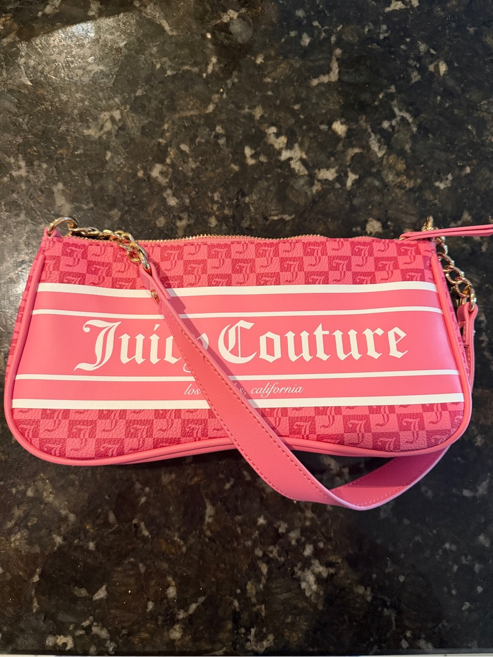 Juicy Couture Hot Pink Logo Purse Bag